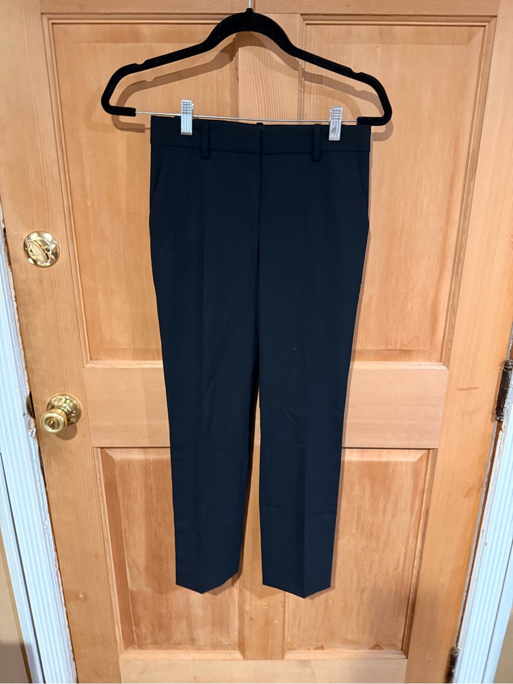Theory Womens Black Tailored Dress Pants, size 00